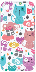 Husa Bestcase comp cu Apple iPhone SE 3 Lovely Cat 2MM Soft Silicon prot cam T 41 