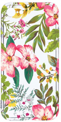 Husa Bestcase comp cu Apple iPhone SE 3 Pastel Colors Collection Flowers 2MM Soft Silicon prot cam T 510 