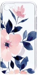 Husa Bestcase comp cu Apple iPhone SE 2 Pastel Colors Collection Flowers 2MM Soft Silicon prot cam T 506 
