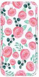 Husa Bestcase comp cu Apple iPhone SE 2 Rose Pattern 2MM Soft Silicon prot cam T 640 