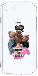 Husa Bestcase comp cu Apple iPhone SE 2 Super Mama 2MM Soft Silicon prot cam T 556 