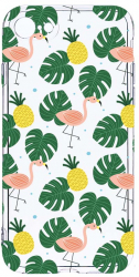 Husa Bestcase comp cu Apple iPhone 8 / iPhone 7 Tropical 2MM Soft Silicon prot cam T 93 