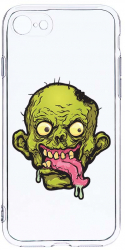 Husa Bestcase comp cu Apple iPhone SE 2 Zombie 2MM Soft Silicon prot cam T 823 