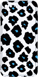 Husa Bestcase comp cu Apple iPhone 8 Plus / iPhone 7 Plus Blue Leopard Pattern 2MM Soft Silicon prot cam T 1039