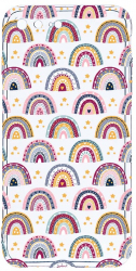 Husa Bestcase comp cu Apple iPhone 8 Plus / iPhone 7 Plus Rainbow Hand Drawn 2MM Soft Silicon prot cam T 839 