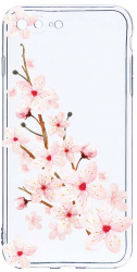 Husa Bestcase comp cu Apple iPhone 8 Plus / iPhone 7 Plus Spring Flower 2MM Soft Silicon prot cam T 62 