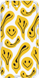 Husa Bestcase comp cu Apple iPhone 8 Plus / iPhone 7 Plus Yellow Acid Smiley 2MM Soft Silicon prot cam T 1052 