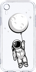 Husa Bestcase comp cu Apple iPhone XR Astronaut 2MM Soft Silicon prot cam T 996 