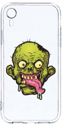 Husa Bestcase comp cu Apple iPhone XR Zombie 2MM Soft Silicon prot cam T 823 