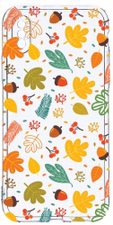 Husa Bestcase comp cu Apple iPhone XS / iPhone X Autumn 2MM Soft Silicon prot cam T 108 