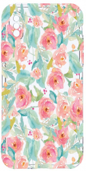 Husa Bestcase comp cu Apple iPhone XS / iPhone X Pastel Colors Collection Flowers 2MM Soft Silicon prot cam T 503 