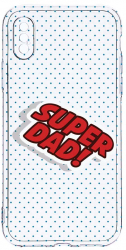 Husa Bestcase comp cu Apple iPhone XS / iPhone X Super Dad 2MM Soft Silicon prot cam T 161 