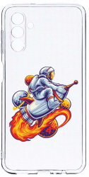 Husa Bestcase comp cu Samsung Galaxy A04s Astronaut 2MM Soft Silicon prot cam T 830 