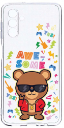 Husa Bestcase comp cu Samsung Galaxy A13 5G Awesome Teddy Bear 2MM Soft Silicon prot cam T 921 