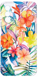 Husa Bestcase comp cu Samsung Galaxy A13 5G Bopical Flowers 2MM Soft Silicon prot cam T 498 