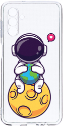 Husa Bestcase comp cu Samsung Galaxy A13 5G Cute Astronaut 2MM Soft Silicon prot cam T 1022 