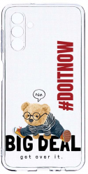 Husa Bestcase comp cu Samsung Galaxy A04s Do It Now Teddy 2MM Soft Silicon prot cam T 928 