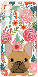 Husa Bestcase comp cu Samsung Galaxy A13 5G Dog and Flowers 2MM Soft Silicon prot cam T 637 