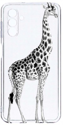 Husa Bestcase comp cu Samsung Galaxy A04s Giraffe 2MM Soft Silicon prot cam T 175 