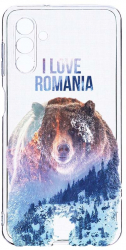 Husa Bestcase comp cu Samsung Galaxy A04s I Love Romania 2MM Soft Silicon prot cam T 35 