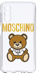 Husa Bestcase comp cu Samsung Galaxy A04s Its Not a Moschino Bear 2MM Soft Silicon prot cam T 880 