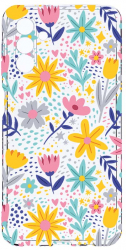 Husa Bestcase comp cu Samsung Galaxy A04s Little Flowers 2MM Soft Silicon prot cam T 758 