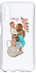 Husa Bestcase comp cu Samsung Galaxy A04s Mom Life With a Boy 2MM Soft Silicon prot cam T 559 