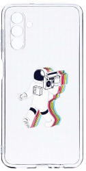 Husa Bestcase comp cu Samsung Galaxy A13 5G Walk On Moon 2MM Soft Silicon prot cam T 467 