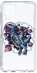 Husa Bestcase comp cu Samsung Galaxy A12 / Galaxy M12 / Galaxy F12 Astronaut Ride 2MM Soft Silicon prot cam T 772 