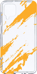 Husa Bestcase comp cu Samsung Galaxy A12 / Galaxy M12 / Galaxy F12 Golden Stripes 2MM Soft Silicon prot cam T 1054 
