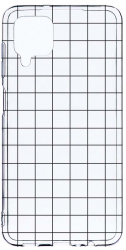 Husa Bestcase comp cu Samsung Galaxy A12 / Galaxy M12 / Galaxy F12 Grid 2MM Soft Silicon prot cam T 15 