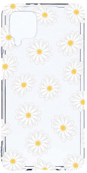 Husa Bestcase comp cu Samsung Galaxy A12 / Galaxy M12 / Galaxy F12 Happy Flowers Daisy 2MM Soft Silicon prot cam T 513 