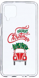 Husa Bestcase comp cu Samsung Galaxy A12 / Galaxy M12 / Galaxy F12 Merry Xmas 2MM Soft Silicon prot cam T 357 