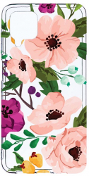Husa Bestcase comp cu Samsung Galaxy A12 / Galaxy M12 / Galaxy F12 Pastel Flowers 2MM Soft Silicon prot cam T 629 