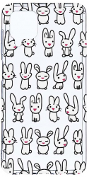 Husa Bestcase comp cu Samsung Galaxy A12 / Galaxy M12 / Galaxy F12 Rabbits 2MM Soft Silicon prot cam T 691 
