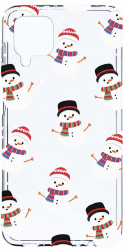 Husa Bestcase comp cu Samsung Galaxy A12 / Galaxy M12 / Galaxy F12 Snowman 2MM Soft Silicon prot cam T 351 
