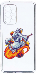 Husa Bestcase comp cu Samsung Galaxy A33 5G Astronaut 2MM Soft Silicon prot cam T 830 