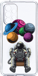 Husa Bestcase comp cu Samsung Galaxy A52s 5G Astronaut 2MM Soft Silicon prot cam T 995 