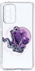 Husa Bestcase comp cu Samsung Galaxy A52s 5G Astronaut Football 2MM Soft Silicon prot cam T 833 