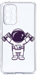 Husa Bestcase comp cu Samsung Galaxy A13 4G Astronaut Gym 2MM Soft Silicon prot cam T 778 