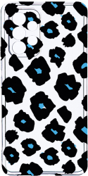 Husa Bestcase comp cu Samsung Galaxy A23 4G / Galaxy A23 5G Blue Leopard Pattern 2MM Soft Silicon prot cam T 1039