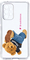 Husa Bestcase comp cu Samsung Galaxy A23 4G / Galaxy A23 5G Breakdance - Teddy Bear 2MM Soft Silicon prot cam T 924 