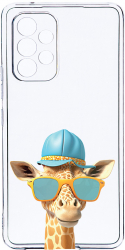 Husa Bestcase comp cu Samsung Galaxy A23 4G / Galaxy A23 5G Cool Giraffe 2MM Soft Silicon prot cam T 1007 