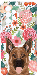 Husa Bestcase comp cu Samsung Galaxy A52s 5G Dog and Flowers 2MM Soft Silicon prot cam T 636 
