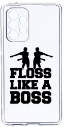 Husa Bestcase comp cu Samsung Galaxy A52s 5G Floss Like A Boss 2MM Soft Silicon prot cam T 765 