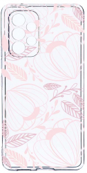 Husa Bestcase comp cu Samsung Galaxy A53 5G Flowers 2MM Soft Silicon prot cam T 113 