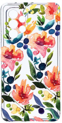 Husa Bestcase comp cu Samsung Galaxy A52s 5G Flowers Collection Pastel 2MM Soft Silicon prot cam T 628 