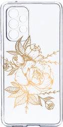 Husa Bestcase comp cu Samsung Galaxy A13 4G Golden Rose 2MM Soft Silicon prot cam T 989 
