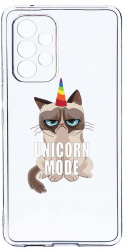 Husa Bestcase comp cu Samsung Galaxy A52s 5G Grumpy Unicorn Mode 2MM Soft Silicon prot cam T 654 