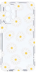 Husa Bestcase comp cu Samsung Galaxy A53 5G Happy Flowers Daisy 2MM Soft Silicon prot cam T 513 